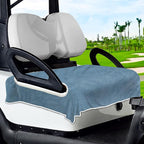 YOKYHOM Golf Cart Seat Covers for 2/4-Seater, Microfiber Seat Towel Blanket, Keeps Seats Cool, Clean & Comfortable, Fits EZGO, Club Car, Yamaha, 51"x31"