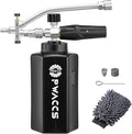 PWACCS Pressure Washer Foam Cannon Dual Connector Accessory, Power Washer Double Tip Attachment for Adjustable Foam Blaster, 1/4" Quick Connect Big Mouth Snow Foam Lance 1.5 L, 3600 PSI