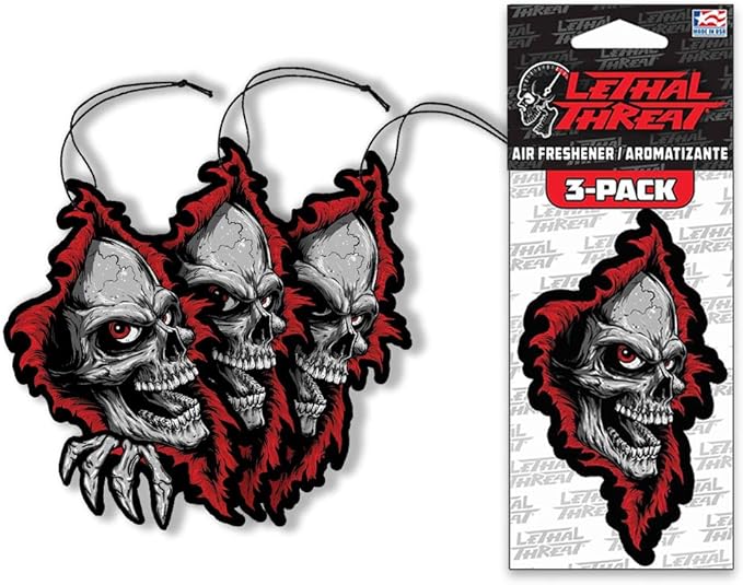 Paper Air Freshener Value Pack Skulls n Bullets