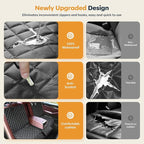 Dog Car Seat Cover for Back Seat,New Upgraded Thickened Dog Car Seat Cover,Waterproof and Wear-Resistant Bench Back Seat Cover with Non-Slip Pad,Universal Size Fits Cars, Trucks, SUVs