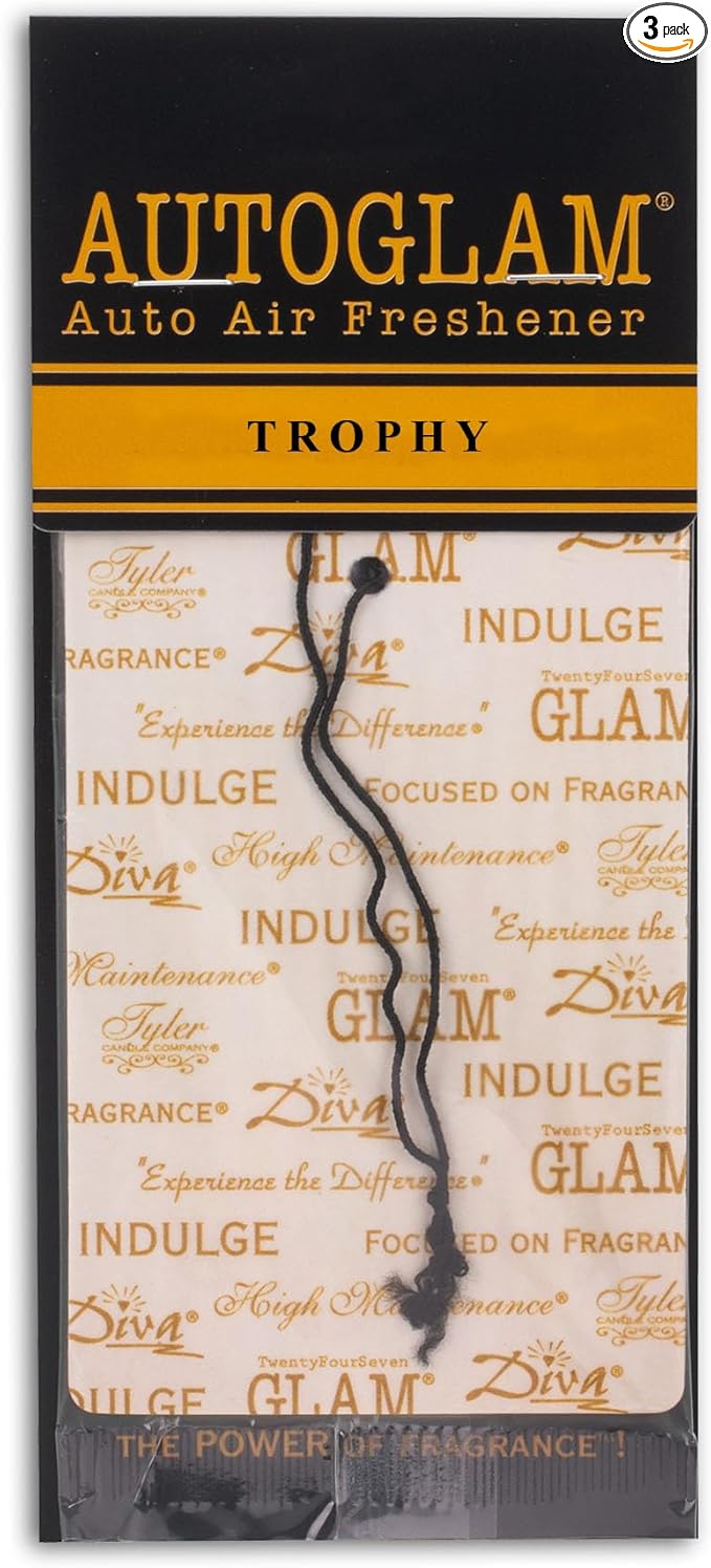 Tyler Candle Company - Autoglam - Trophy fragrance (Pack of 3)