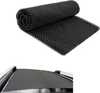 Car Roof Anti-Slip Mat, 47" x 39" PVC Roof Cargo Protective Rug Pad, Strong-adsorption Multi-Purpose Auto Top Storage Bag Protective Mat, Fit for Most Vehicles (Black)