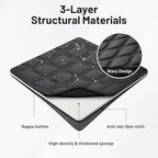 Autorder Center Console Cover for Nissan Pathfinder 2022-2025 2026 Accessories Armrest Cushion Cover Nappa Leather Middle Console Covers Pathfinder Console Cushion Pad Anti-Scratch