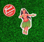 Fresh Fresheners Cute Funny Car Air Fresheners Scented with Premium Oils 4-pack (Hula Girl)