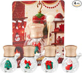 Car Air Freshener Diffuser Christmas Set, Hanging Car Scents Air Freshener, Car Fresheners Long Lasting, Essential Oil Diffuser, Christmas Fragrance Oil, 4pcs