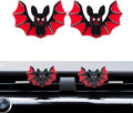 Cute Bat Air Freshener Vent Clip, 2PCS Car Vent Clips Decor, Air Diffuser Clips, Bat Car Interior Decor Accessories For Gifts