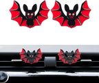 Cute Bat Air Freshener Vent Clip, 2PCS Car Vent Clips Decor, Air Diffuser Clips, Bat Car Interior Decor Accessories For Gifts