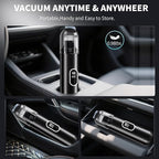 Handheld Car Vacuum Portable Cordless, 2 in 1 Handheld Vacuum Cleaner 18000PA High Power Air Blower,2 Speed Mini Hand Held Vacuum Rechargeable for Home, Car, Office, Pet Hair