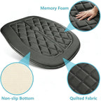 Big Ant Memory Foam Car Seat Cushion for Driver - Heightening Seat Pad for Short Drivers, Relieves Pressure for Long Drives - Non-Slip Car Booster Cushion for Office, Truck, Wheelchair