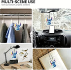 Rawan 9 Pack Car Air Freshener Cartoon, Cars Accessories Cute for Women Girls And men Car, Funny Decor Hanging Fresheners Interior Room Decorations, for Christmas Gift