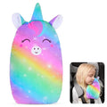 FIODAY Car Seat Belt Covers for Kids Unicorn Seat Belt Pillow Soft Seat Belt Cushion Adjust Seat Strap Pillow Head Neck Support for Children Boys Girls Travel