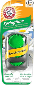 Arm & Hammer AH8500SPT Under The Seat Air Freshener, Springtime, 3 Pack
