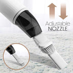 STARUMENT Portable Hand Vacuum Cleaner Handheld Cordless Cleaner for Dust Pet Hair Dirt, Home, Car Interior, Lightweight, Easy to Use, Compact Design Battery Rechargeable with USB-C Cable White