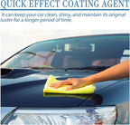 Sopami Car Coating Spray, Quick Effect Coating Agent for Car, Quickly Coat Car Wax, Car Scratch Wax Polish Spray Waterless Wash, Easy to Use (1set)