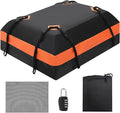 Car Rooftop Cargo Carrier Bag 15 Cubic Feet, Waterproof Roof Rack Cargo Bag for All Cars with/Without Rack, Waterproof Zip, 8 Reinforced Straps, 4 Door Hooks, Luggage Lock, Storage Bag