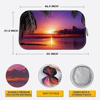 Car Windshield Sun Shade - Reflector Sunshade Offers Ultimate Protection for Car Interior, Cool Reflective Sun Blocker Fits Small Sedans, Mini SUVs