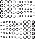 PWACCS High Pressure Washer O Ring Kit, Replacement Rubber Ring for Power Washer, General for Pump, Coupler, Adapter, Hose, Gun and Nozzle, 100 Pieces
