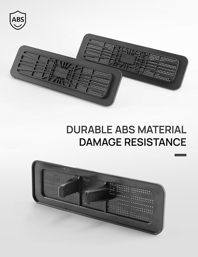 TPARTS Under Seat Vent Cover for New Tesla Model Y Juniper 2025+ Rear Seat Air Condition Outlet Protector Upgraded Snap-on Design Car Air Vent Interior Accessories 2PCS (Premium/Performance)