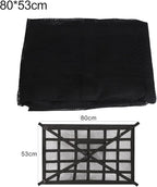 Large Capacity Car Ceiling Mesh Roof Storage Bag Breathable Luggage Net For SUVs Vans Trucks And Cars (80x53cm)