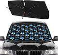 Socira Funny Six Seven Car Windshield Sunshade Umbrella Foldable Umbrella Sun Shade Windshield Cover Sunshade Car Accessories Blocks Uv Rays Keeps Cool (57" X 30")