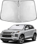 EcoNour Windshield Sunshade Compatible for Mitsubishi Outlander Sport 2011-2024 2025 2026 (Not Fit for Outlander) Sun Visor for Front Window Sun Shade Cover, UV Heat Protector, Car Accessories