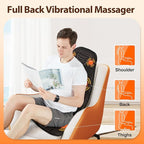 Back Massager with Heat for Pain Relief Deep Tissue, Portable Massage Chair Cushion and Seat Pad for Office, Gifts for Men & Women for Home Use