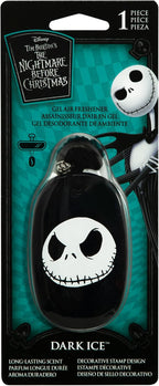 Plasticolor 005316R01 Nightmare Before Christmas Jack Face Dark Ice Scented Air Freshener