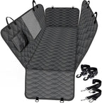 Lassie Truck Car Seat Covers, Waterproof Dog Hammock with 2 Seat Belts and Storage Bags, Protectors for F150 F250 Ram 1500 2500 Silverado Sierra Tundra