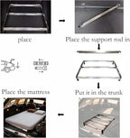 Car Camping Bed Platform for Traveling, Universal Adjustable Car Sleeping Platform, Car Trunk Mattress Extension Kit for Most SUV Hatchback，Retractable Scalable Rack Fits 2021-2025 Ford Bronco 4-Door