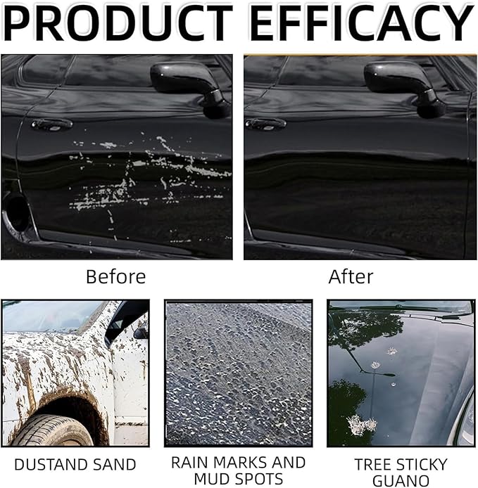 2 Packs Titanium Ceramic Wax Cream for Cars,Advanced 2025 Car Coating & Polishing Wax,Strong Protection & Long-Lasting Shine,Waterless Ceramic Spray Wax,Safe for All Paint,Includes Microfiber Sponge