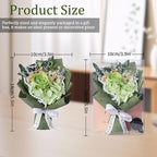 Small Bouquet Car Air Freshener Vent Clips Mini Fresh Flower Bouquet Air Conditioning Outlet Perfume Clip Decoration Essential Oil Diffuser Vent Clip Auto Interior Accessories for Car Decor
