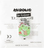 ANGOLIO Spring Frogs Car Air Freshener - Cartoon Frogs Pattern Spring Party for Boy and Girls Long Lasting Little Scented Hanging Funny Air Accessories Fresheners for Car Rearview Mirror
