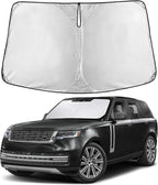EcoNour Windshield Sunshade Compatible for Land Rover Range Rover Velar 2017-2024 2025 2026, Sun Visor for Front Windshield & Window Sun Shade Cover, UV Heat Blocker & Protector, Car Accessories