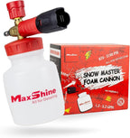 Maxshine Universal Snow Master Foam Cannon - 1/4” Quick Connect, High-Pressure Washer Gun - Ideal for Washing Cars, Trucks, SUVs, RVs & More - Creates Thick Foam, Speeds Up Cleaning, Reduces Wash Time