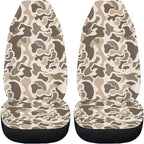 Car Seat Covers Elastic Fabrics Camo Duck Hunter Car Seat Covers Front Seats Only Universal Fit for Most Vehicles, Easy to Install and Clean Accessories All-Season Protection