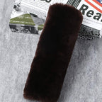 OGLAND 2 Pack Car Seat Belt Cover Cushion, Fluffy Soft Sheepskin Auto Should Seat Belt Pads, Neck Protector for Women Adults Baby Kids Pet (Mocha)