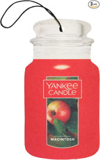 Yankee Candle Paper Car Jar, Macintosh (Pack of 3)