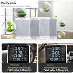30Pack Activated Bamboo Charcoal Odor Absorber Air Purifying Bag for Home or Cars Odor Eliminator; Car Air Freshener; 10g/Pack Natural Air Freshener for Home,Car,Closet,Basement,Pets