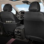 Coverado Car Seat Covers Full Set, Automotive Leather Seat Covers for Car，Universal Fit Front Back Seat Cover, Non-Slip Waterproof Breathable Car Seat Protector