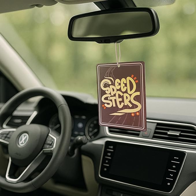 Funny Accessories for Car Interior Car Freshener Hanging Gift Rearview Pendant Air Fresheners Supplies 7 Pack