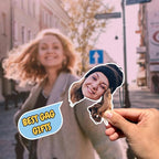 Custom Air Freshener for Car with Photo Text Picture Both Sides, Personalized Gift for Valentine’s Day Birthday- Ideal for Car Wardrobe Bathroom Hanging Ornaments