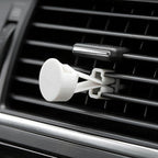 100pcs Air Outlet Clip Vent Clips, Automatic Air Freshener Car Air Conditioner Clips for Home Air Vent Clips Sublimation Air Fresheners Blanks (White)