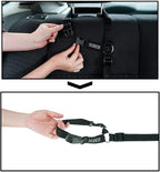 2 Packs Dog Cat Safety Seat Belt Strap Car Headrest Restraint Adjustable Nylon Fabric Dog Restraints Vehicle Seatbelts Harness