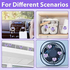 4Pcs Bling Heart Air Vent Clips, Universal Car Air Conditioning Fresh Clip, Sparkling Heart Car Vent Clips, Decorative Purple Cars Accessories for All Vehicles