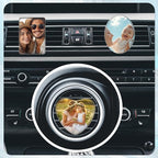Custom Aromatherapy Air Vent Clip with Photo - Personalized Crystal Air Freshener - Scented Crystal Clip for Car Interior Decoration