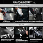 Nano Ceramic Coating for Cars, 10H High Gloss 50ML Anti-Scratch SiO2 Ceramic Coating High Hydrophobic Mirror Paint Sealant Protection with Gloves