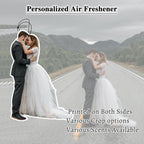 6pcs Custom Air Fresheners with Picture, Custom Air Fresheners, Personalized Double Sided Photo Air Freshener, Personalized Air Freshener for Car Wardrobe Bathroom Hanging Ornaments