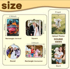 10-1000Pcs Custom Logo Car Air Fresheners Bulk, Custom Air Fresheners with Picture Double Sided, Personalized Air Freshener for Car, Suitable for Custom Gifts for Branding Business Events (Square)