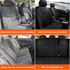AOMSAZTO Custom Fit Seat Covers for Nissan Altima: 2013 2014 2015 2016 2017 2018 S SV SR 2017-2018 SL Waterproof Car Seat Covers Full Set Faux Leather Black