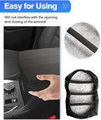 Autorder Center Console Cover for 2018-2024 Chevrolet Traverse Accessories Armrest Cover Anti-Scratch Middle Console Pad Leather Armrest Protector